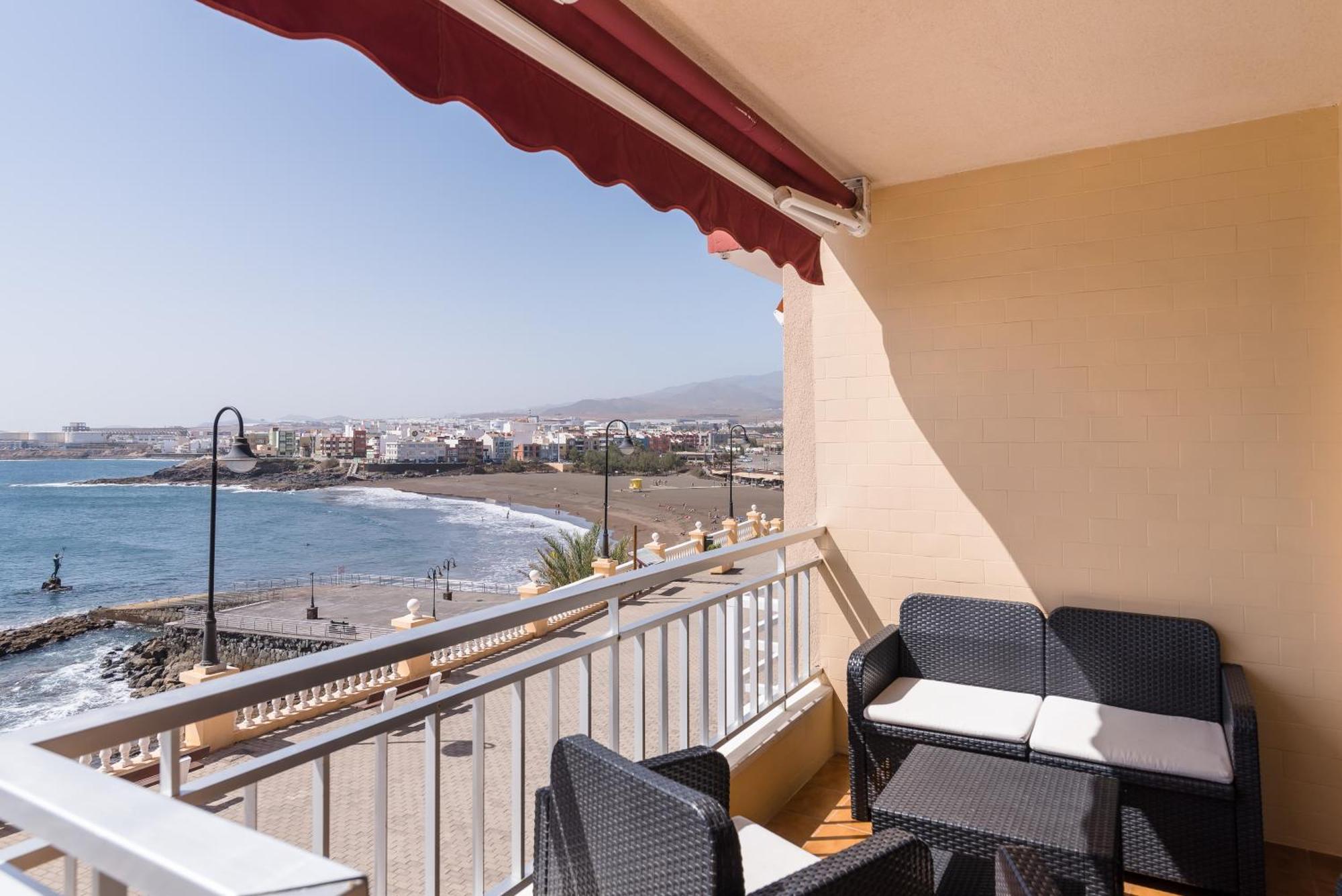 Piso En Primera Linea Con Vistas Directas Al Mar Melenara Exteriör bild